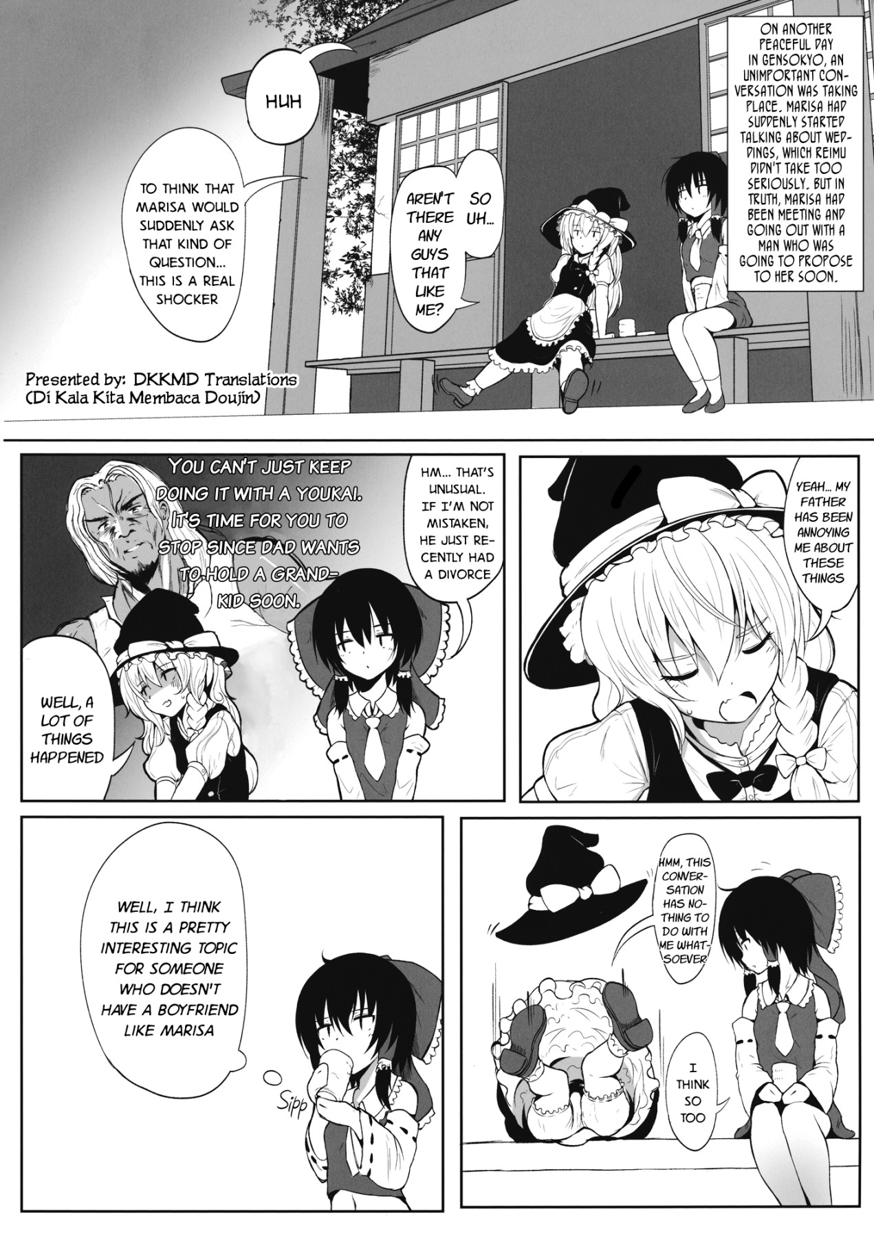 Hentai Manga Comic-Lewd Love With Marisa-Read-3